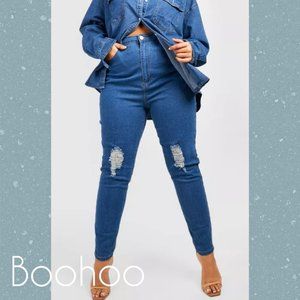 Boohoo High Waisted Skinny Jeans